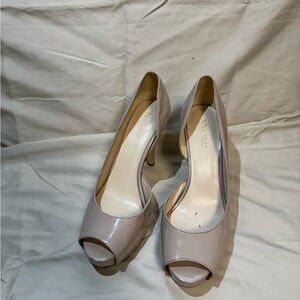 Nine West Women's Peep Toe Heels - Beige